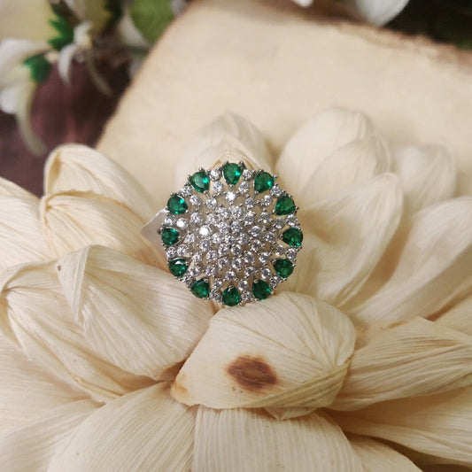 Rasika Green AD Ring