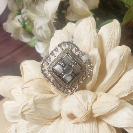 Anvi Grey Ring