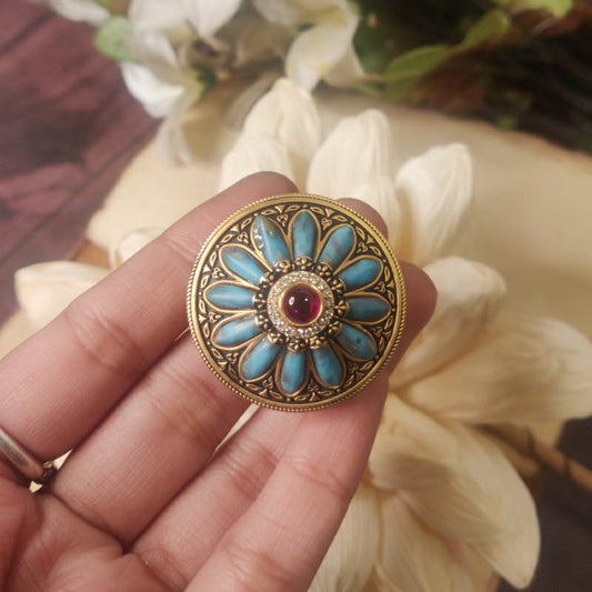 Morpankha Blue Ring