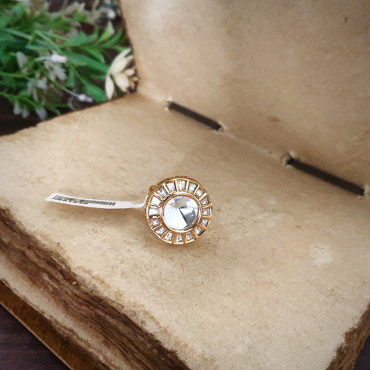 Jaya Polki Ring (Golden)