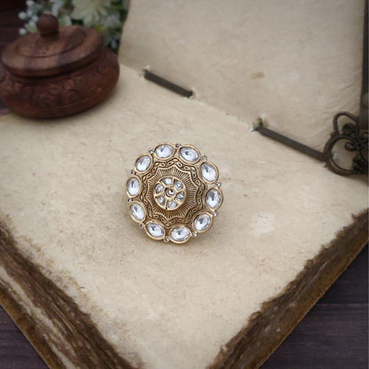Leela Polki Ring