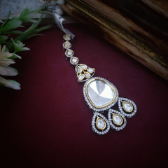 Ria Polki Maangtikka (Golden, Silver)