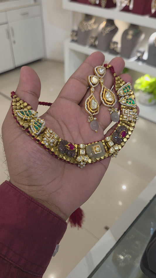 Noor Nizam moissanite polki jewelry