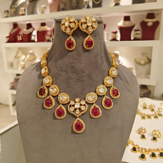 Ankita moissanite set