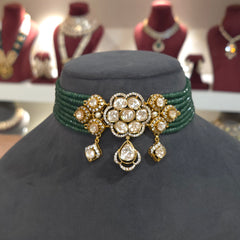 Maroosa moissanite polki set