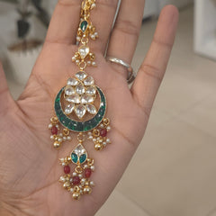 Nikita paachi kundan maangtikka