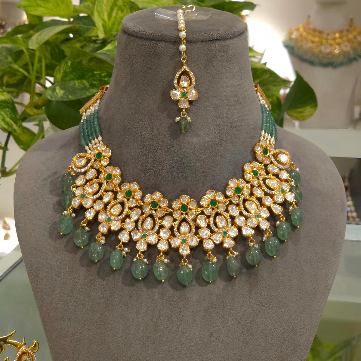 Zaira moissanite set