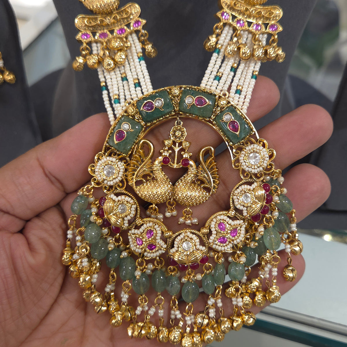 Mayura Antique gold set