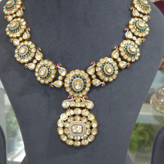 Yogitha moissanite polki set