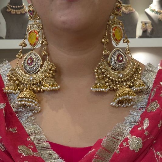 Rambha heritage ling jhumka