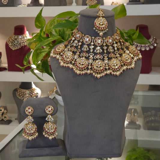 Mishti polki bridal set