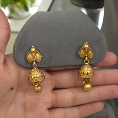 Anu antique gold necklace set