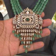 Manushri moissanite polki set