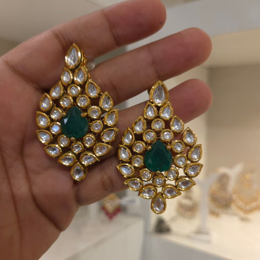 Radha kundan earrings