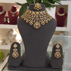 Mythili moissanite polki set