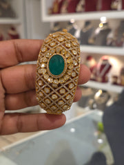 Meher moissanite polki bracelet