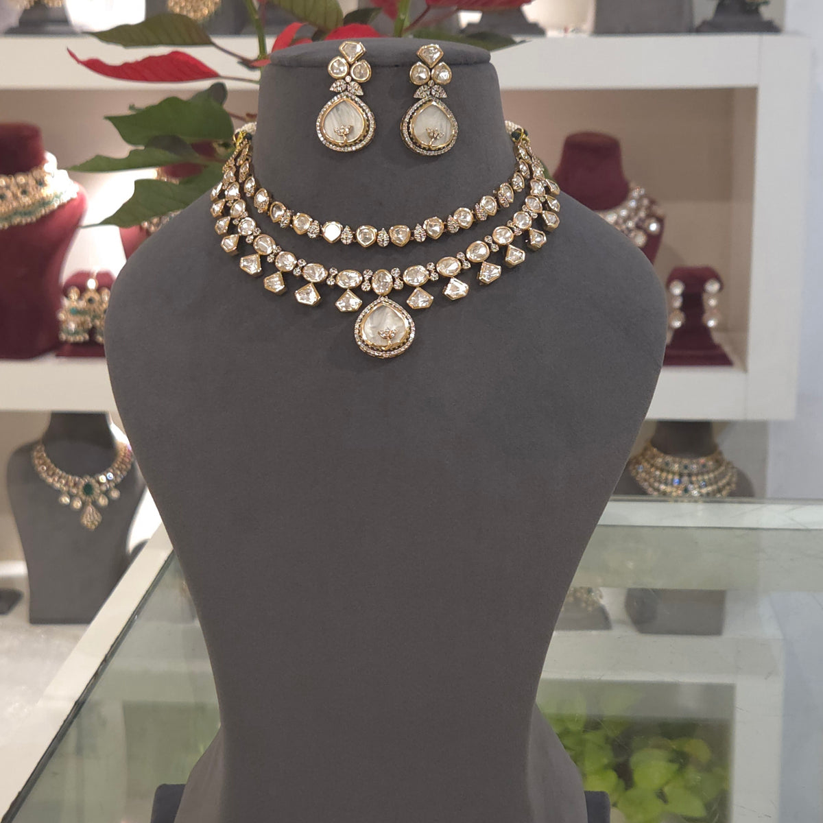 Prerna Polki necklace set