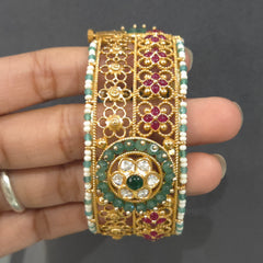 Ramaya antique gold bangle