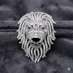 Lion Ad brooch