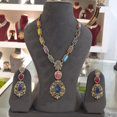 Rehana pastel statement set