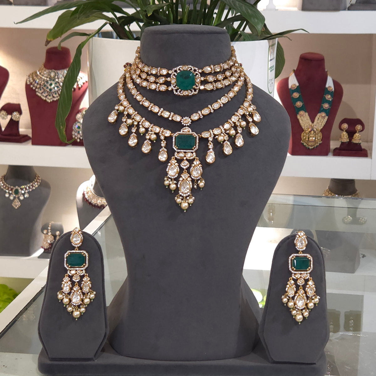 Mishthi bridal polki set