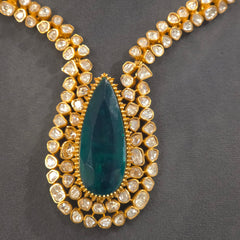 Rohini moissanite polki set