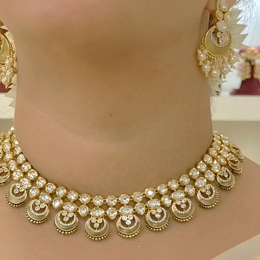 Athya Antique polki set