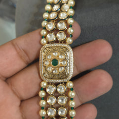 Mitali antique kundan polki set