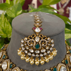 Amrita polki necklace set