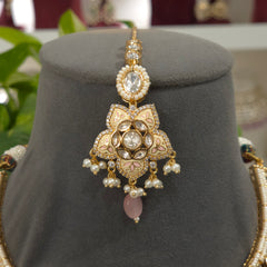 Raavi polki neckline set