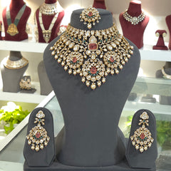 Vidushi polki bridal set