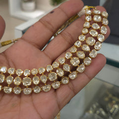 Samriddhi moissanite polki set