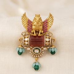 Lion Ad brooch