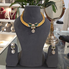 Mellisa moissanite polki set