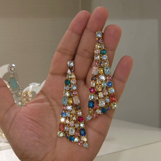 Clare designer zirconia earrings