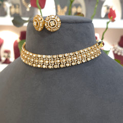 Mehraz moissanite polkj choker set