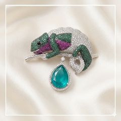 Cardamon Ad brooch