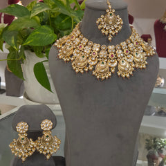 Megha Antique polki set