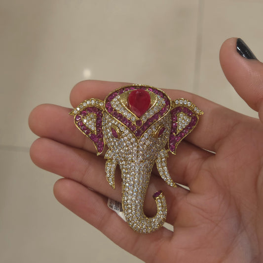 Kartik Ad brooch