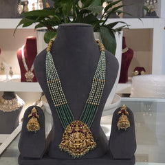 Vaishali gold plated temple set