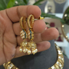 Gurleen antique polki set