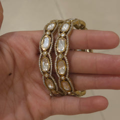 Shikha Kundan Polki bangles