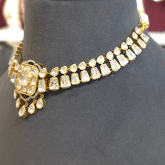 Siddhi moissanite polki set