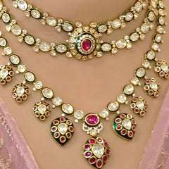 Rashi Bridal Polki necklace set