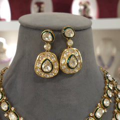 Anukriti moissanite polki set