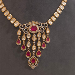 Mohini polki neckline set