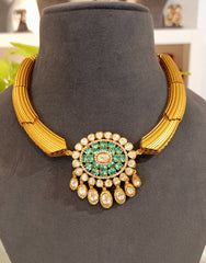 Raha moissanite polki set