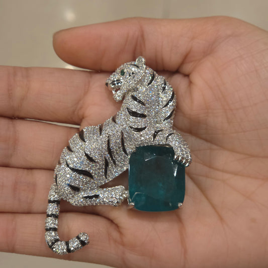 Tiger Ad brooch