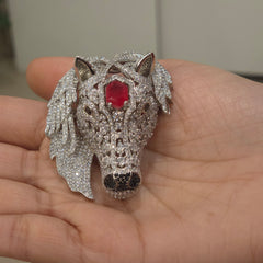 Horse Ad brooch