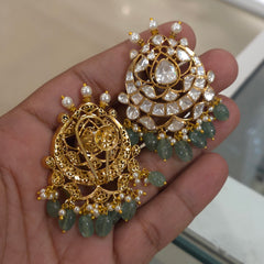 Mirana customised moissanite polki set